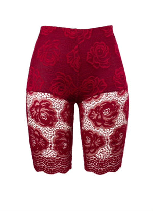 Sweet Roses Biker Shorts